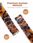 Luroza Resin Link Apple Watch Band (Tortoise)
