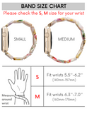 Resin Fashion Watch Band Compatible with Apple Watch