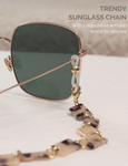 Sunglass Chain Mask Chain Holder (Ivory Tortoise)