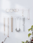 Necklace Holder Hanger-Crystal Ball Hooks(Clear)