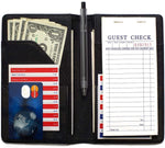 4.7x7.5" Classic Black Server Book Wallet