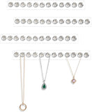 Necklace Holder Hanger-Diamond Hooks (Clear)