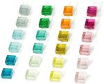 24-Pack Glitter&Matte Glass Fridge Magnets(12 Colors)