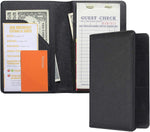 4.7x7.5" Classic Black Server Book Wallet