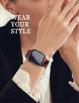Luroza Resin Link Apple Watch Band (Tortoise)