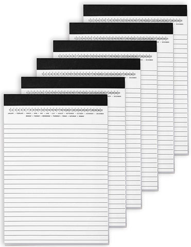 A5 Legal Pad Write Paper with Date 5-3/4"x 8-1/2"
