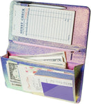 5x9" Iridescent Server Book with Zipper&Magnetic(A)