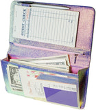 5x9" Iridescent Server Book with Zipper&Magnetic(A)