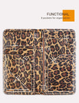 5x9" Dark Leopard Server Book with Zipper&Magnetic