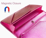 4.7x9" Hot Pink Server Book with Zipper&Magnetic