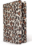 4.7x7.5" Classic Light Leopard Server Book Wallet