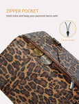 5x9" Dark Leopard Server Book with Zipper&Magnetic