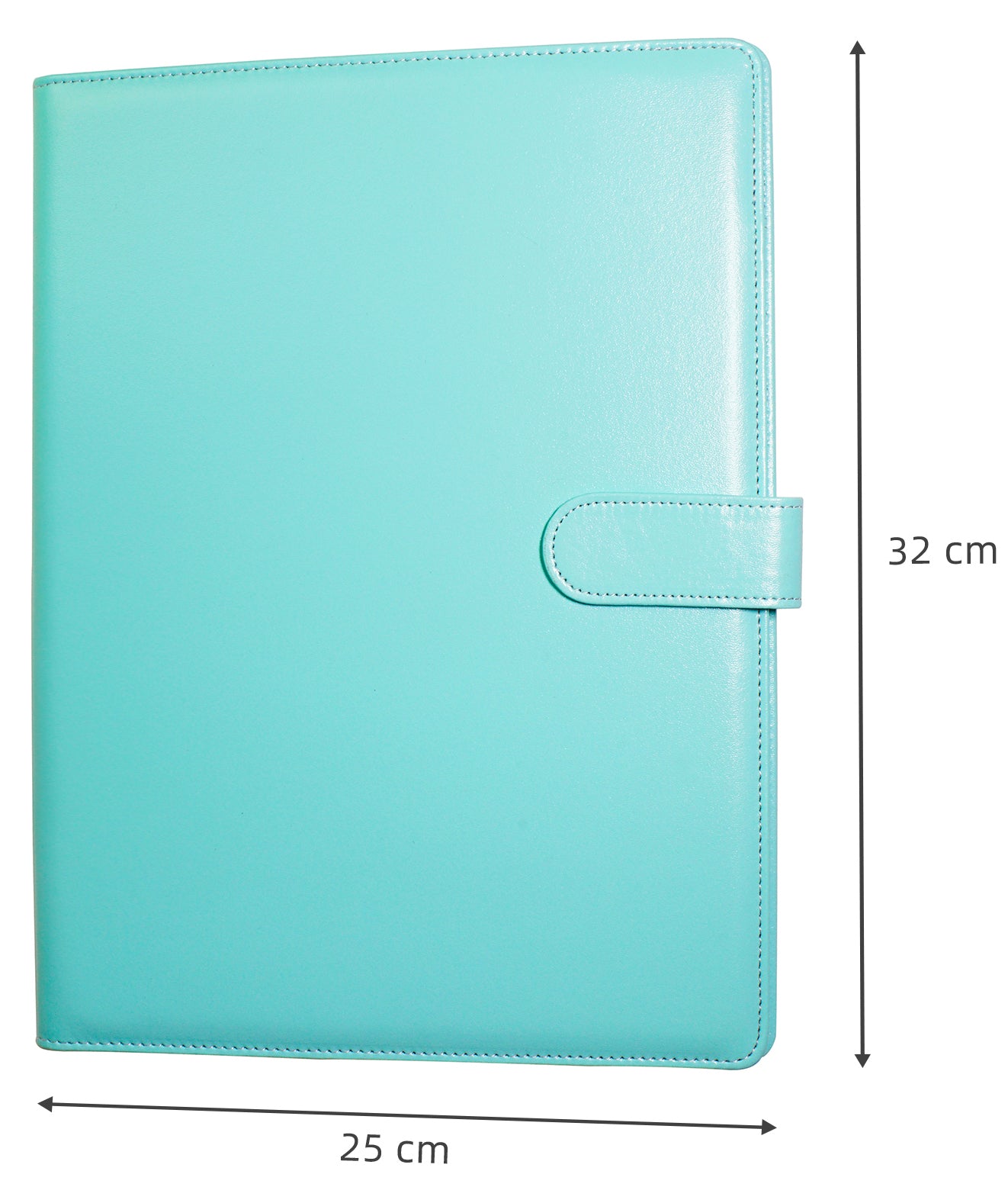 A4 Portfolio Folder with Clipboard 9.84"×12.6"(Pale Turquoise)