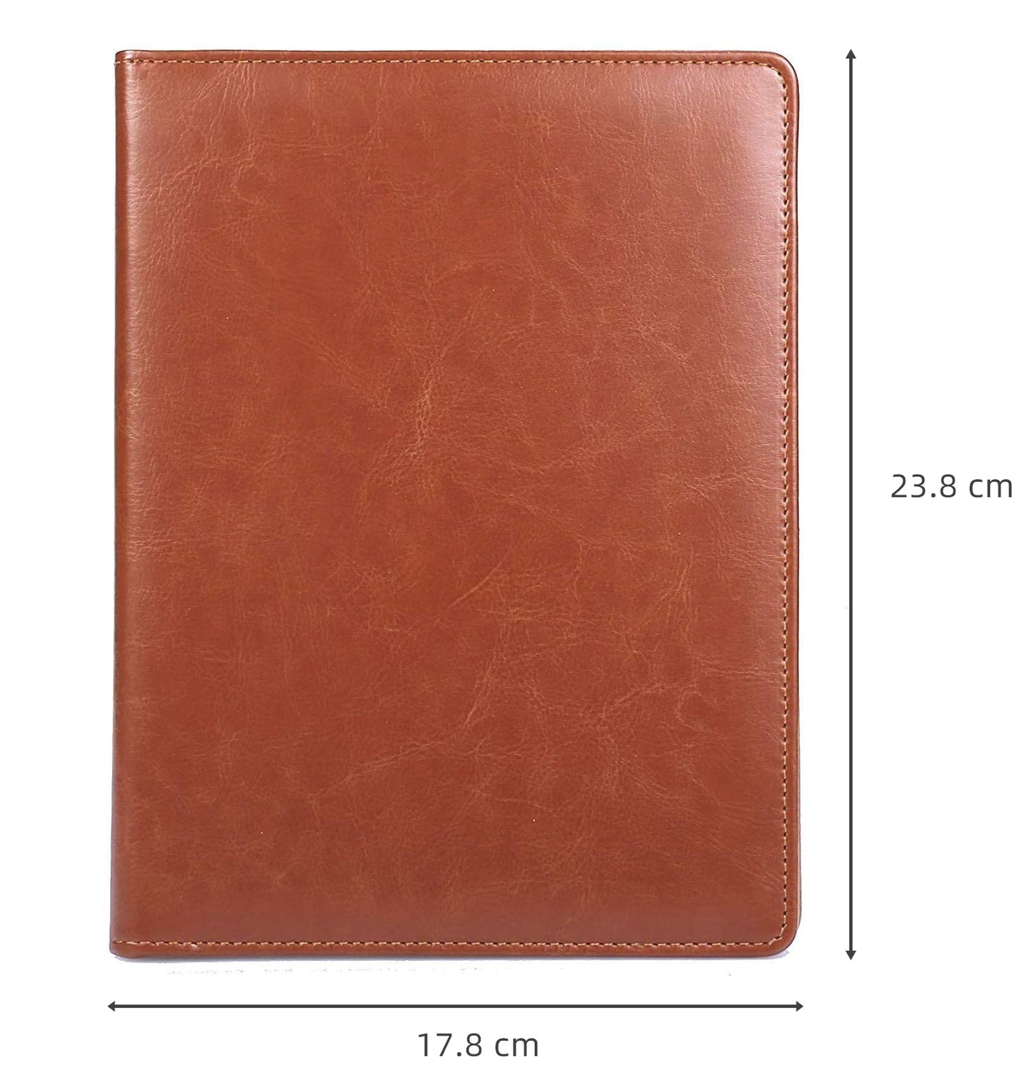 A5 Portfolio Folder with Clipboard 7x9.3"(Brown)