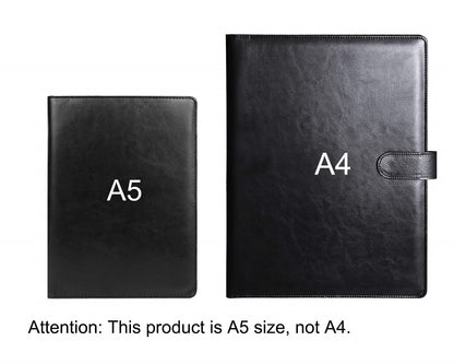 A5 Portfolio Folder with Clipboard 7x9.3"(Brown)