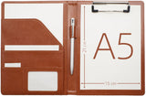 A5 Clipboard Folder Portfolio 7x9.3" (Brown)
