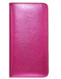 4.7x9" Hot Pink Server Book with Zipper&Magnetic