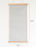 Mesh Fabric Hanging Jewelry Organizer (Grey)
